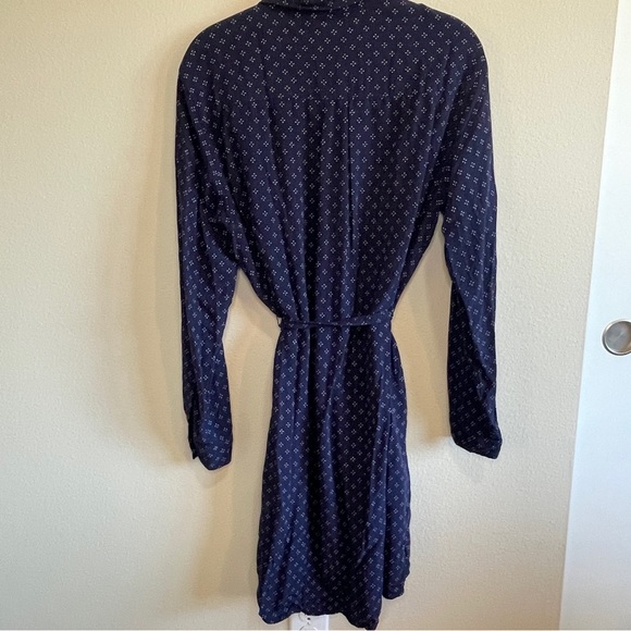 Gap Navy Button-Up Dress w/ Pockets - Picture 6 of 10